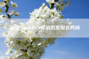 白沙2020年消防员报名时间