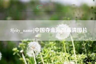 白沙中国夺金海报高清图片