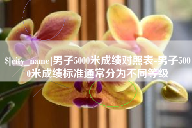白沙男子5000米成绩对照表-男子5000米成绩标准通常分为不同等级