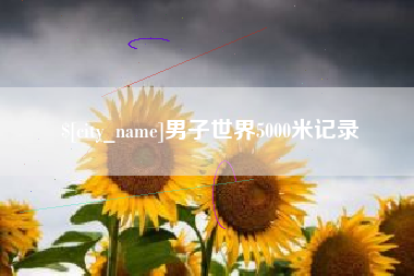 白沙男子世界5000米记录