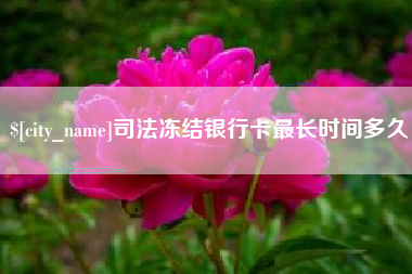 白沙司法冻结银行卡最长时间多久
