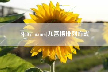 白沙九宫格排列方式