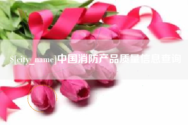 白沙中国消防产品质量信息查询