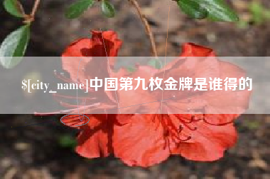 白沙中国第九枚金牌是谁得的