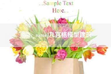 白沙九宫格模型建筑