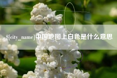 白沙中国地图上白色是什么意思