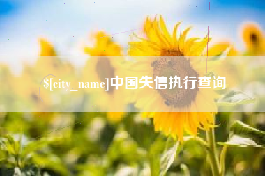 白沙中国失信执行查询