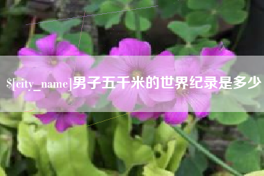 白沙男子五千米的世界纪录是多少