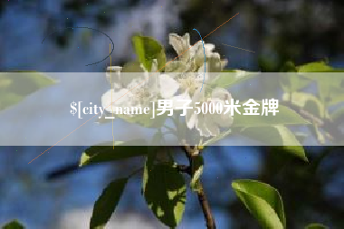 白沙男子5000米金牌