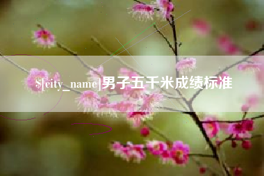 白沙男子五千米成绩标准