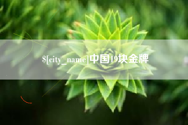 白沙中国19块金牌