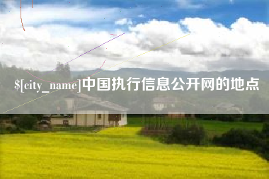 白沙中国执行信息公开网的地点