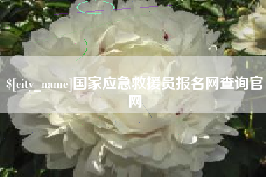 白沙国家应急救援员报名网查询官网