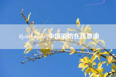 白沙中国消防在线查询