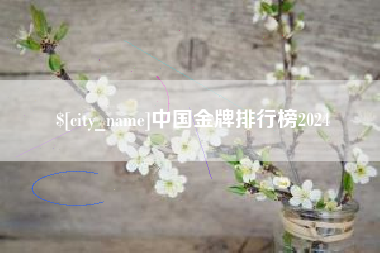 白沙中国金牌排行榜2024