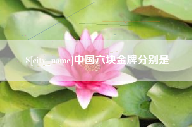 白沙中国六块金牌分别是