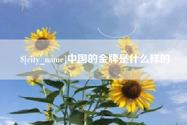 白沙中国的金牌是什么样的