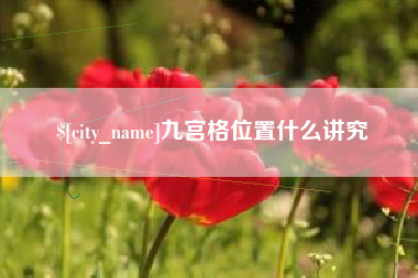 白沙九宫格位置什么讲究